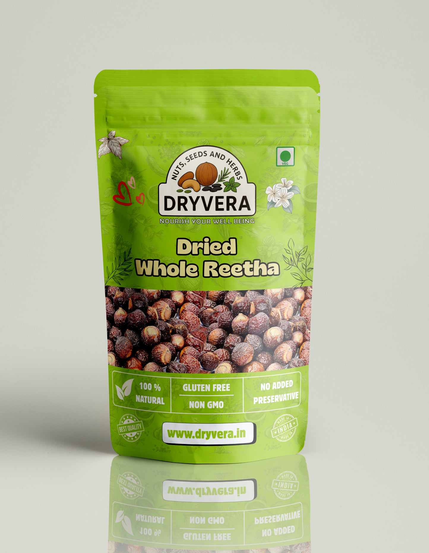 Dried Raw Reetha – Nature’s Foaming Cleanser for Hair & Skin