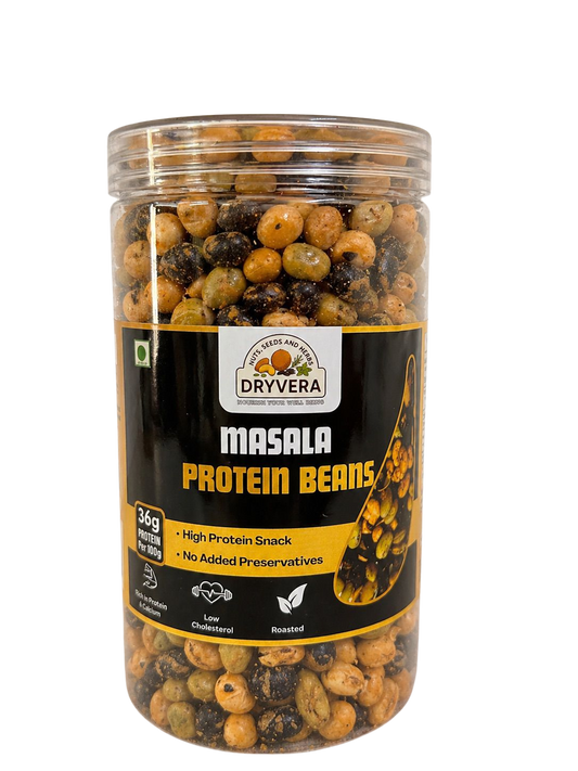 DRYVERA Roasted Masala Protein Beans – Crunchy, Healthy & Flavor-Packed Snack