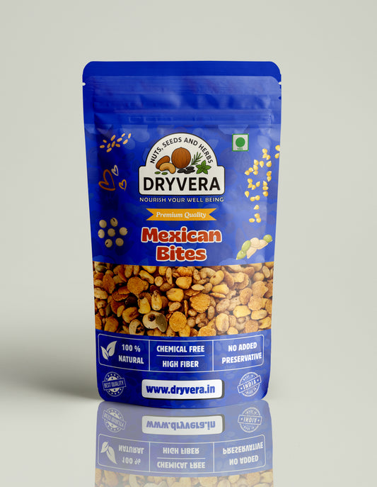 Dryvera Premium Snack Combo Pack| Shahi Breakfast Mix|Mexican Bites|Protein Booster|Salted Muesli(70g Each)