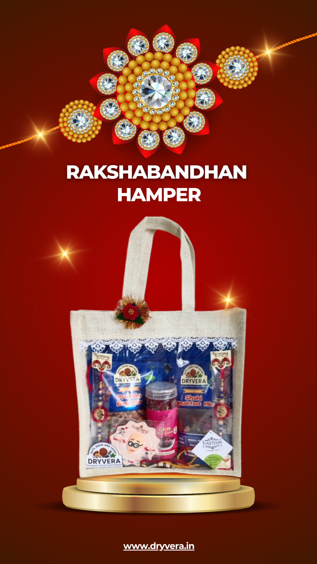 Dryvera Rakhi Celebration Hamper1 – A Healthy Festive Surprise