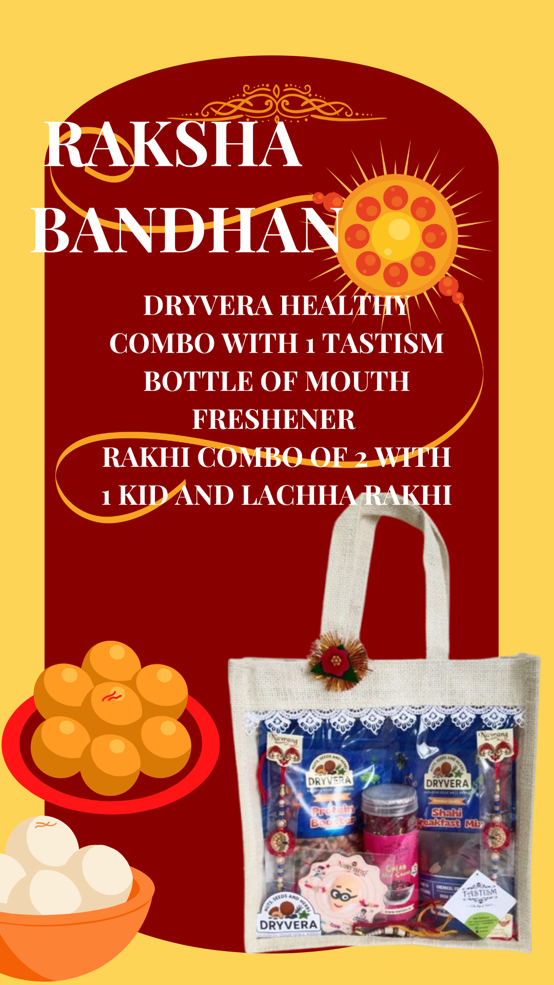 Dryvera Rakhi Celebration Hamper1 – A Healthy Festive Surprise