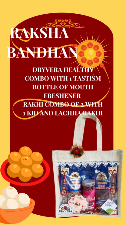 Dryvera Rakhi Celebration Hamper1 – A Healthy Festive Surprise
