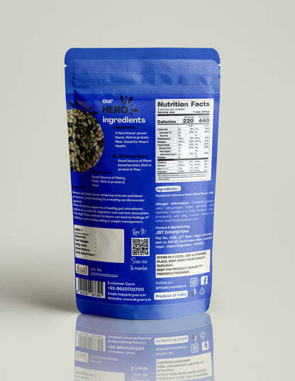 DRYVERA High Protein Combo|Protein Beans 150g|Seeds Mix 150g|Salted Museli 150g