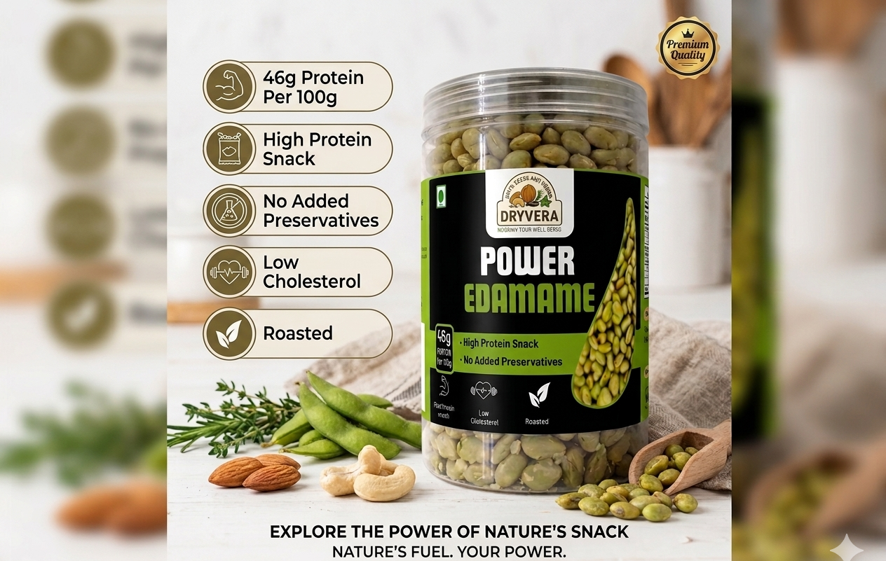 DRYVERA Power Edamame Roasted Beans